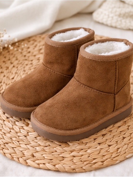 The Children's Place Other - The Children’s Place Toddler Boots Size 5 Brown Sherpa Lined